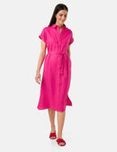 Black &amp; Brights Dress - Magenta