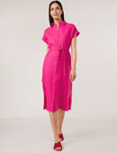 Black &amp; Brights Dress - Magenta