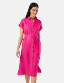 Black &amp; Brights Dress - Magenta