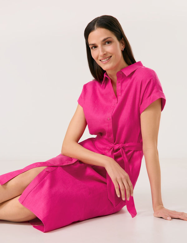 Black &amp; Brights Dress - Magenta