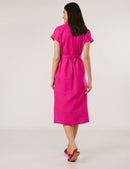 Black &amp; Brights Dress - Magenta