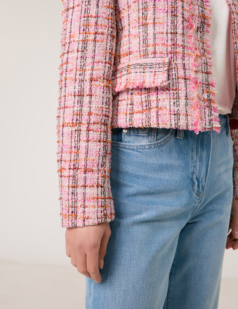 Colour Explosion Blazer - Pink Sunrise Patterned