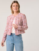 Colour Explosion Blazer - Pink Sunrise Patterned