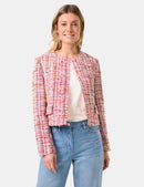 Colour Explosion Blazer - Pink Sunrise Patterned