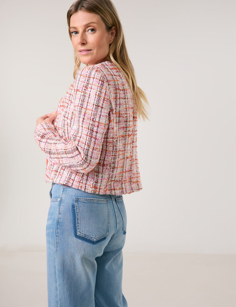 Colour Explosion Blazer - Pink Sunrise Patterned