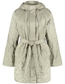 Colour Explosion Coat - Seagrass