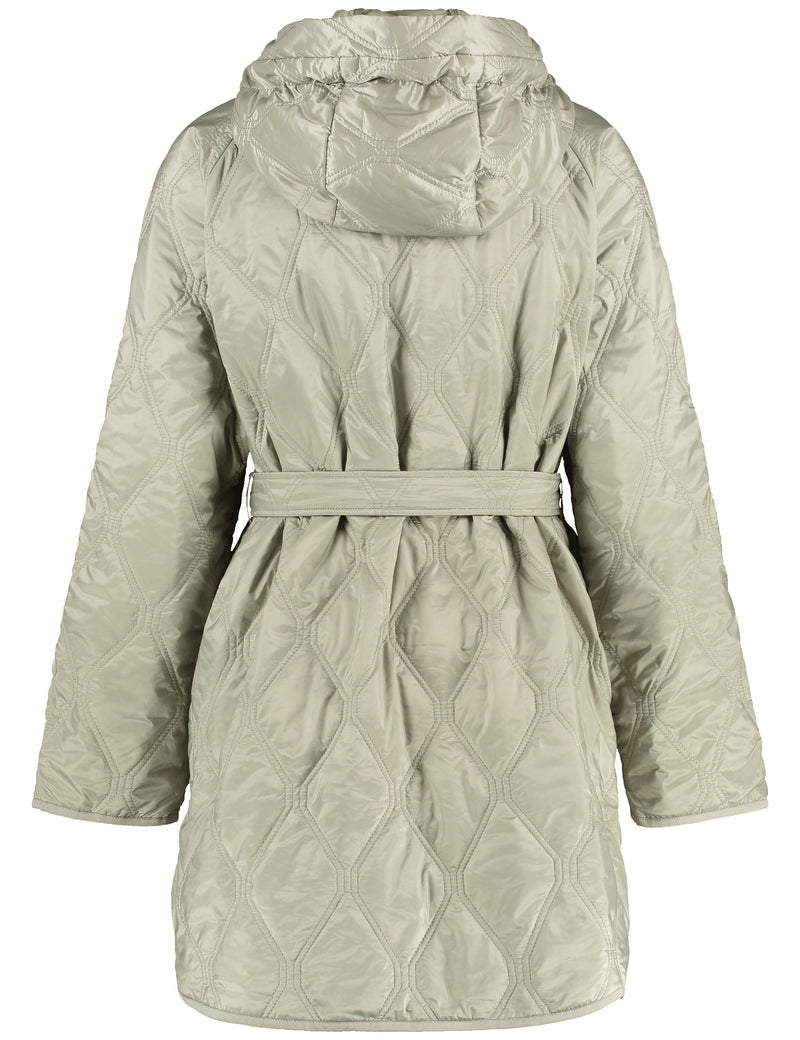 Colour Explosion Coat - Seagrass