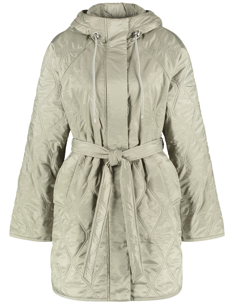 Colour Explosion Coat - Seagrass