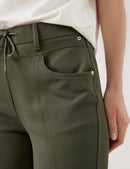 Leisure Cropped Trousers - Forest