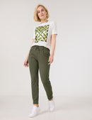 Leisure Cropped Trousers - Forest