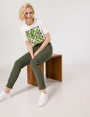 Leisure Cropped Trousers - Forest