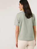 City Safari S/S T-Shirt - Sage/goldfoil