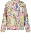 City Safari Blouse - Colourful Leaves