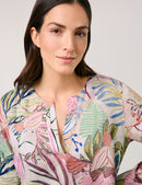 City Safari Blouse - Colourful Leaves