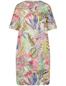 City Safari Dress - Colourful Leaves