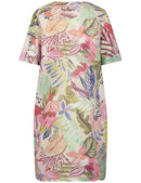 City Safari Dress - Colourful Leaves