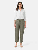 City Safari Crop Trouser - Thyme