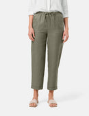 City Safari Crop Trouser - Thyme