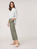 City Safari Crop Trouser - Thyme