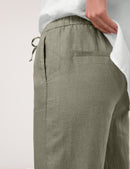 City Safari Crop Trouser - Thyme