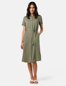 City Safari Dress - Thyme