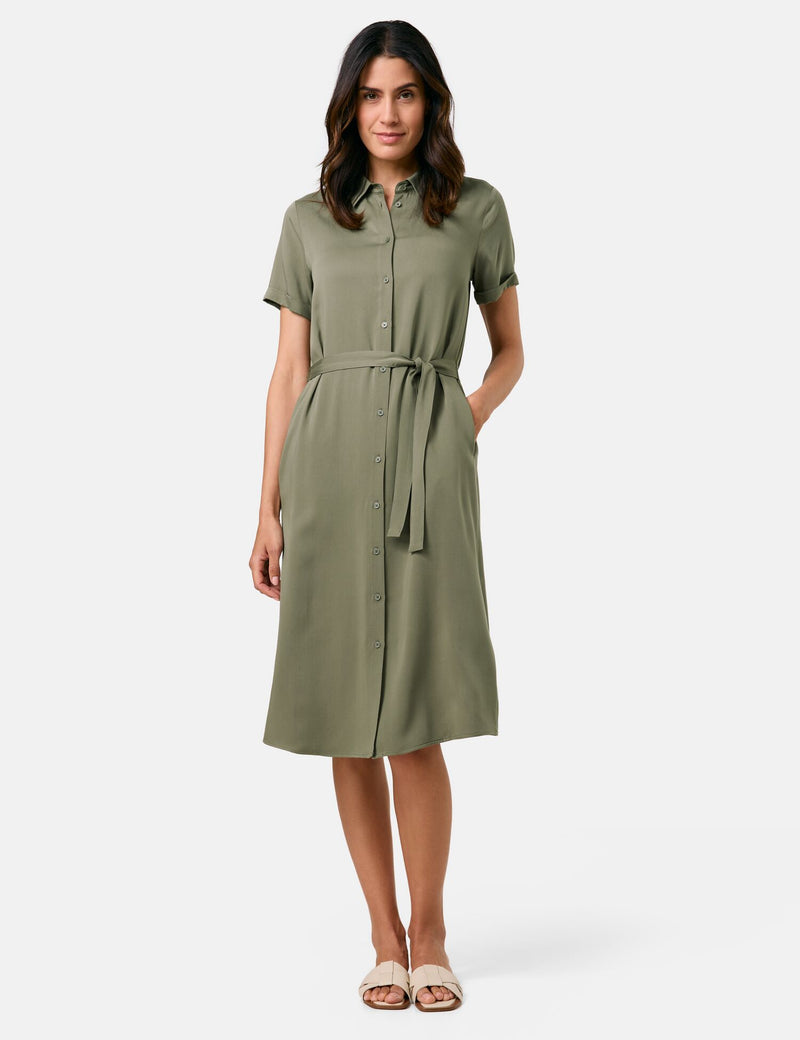 City Safari Dress - Thyme