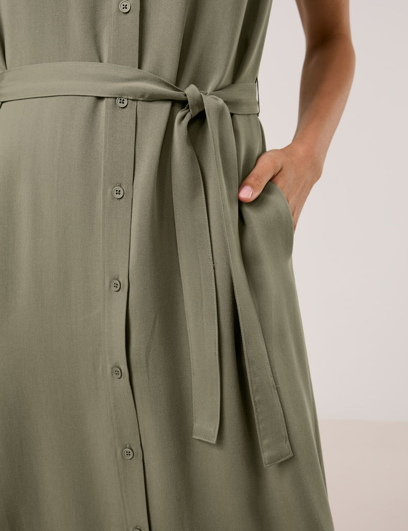 City Safari Dress - Thyme