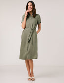 City Safari Dress - Thyme