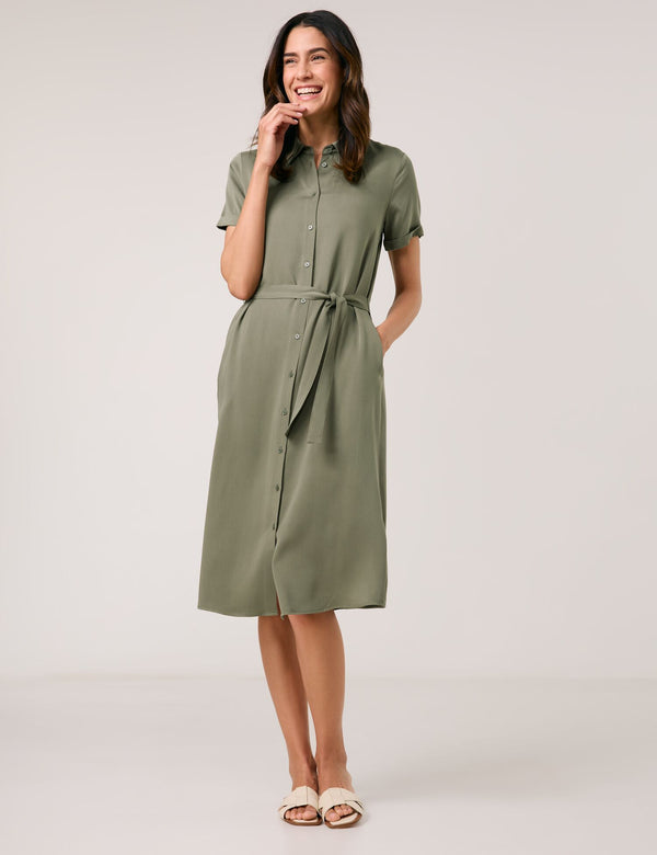 City Safari Dress - Thyme