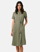 City Safari Dress - Thyme