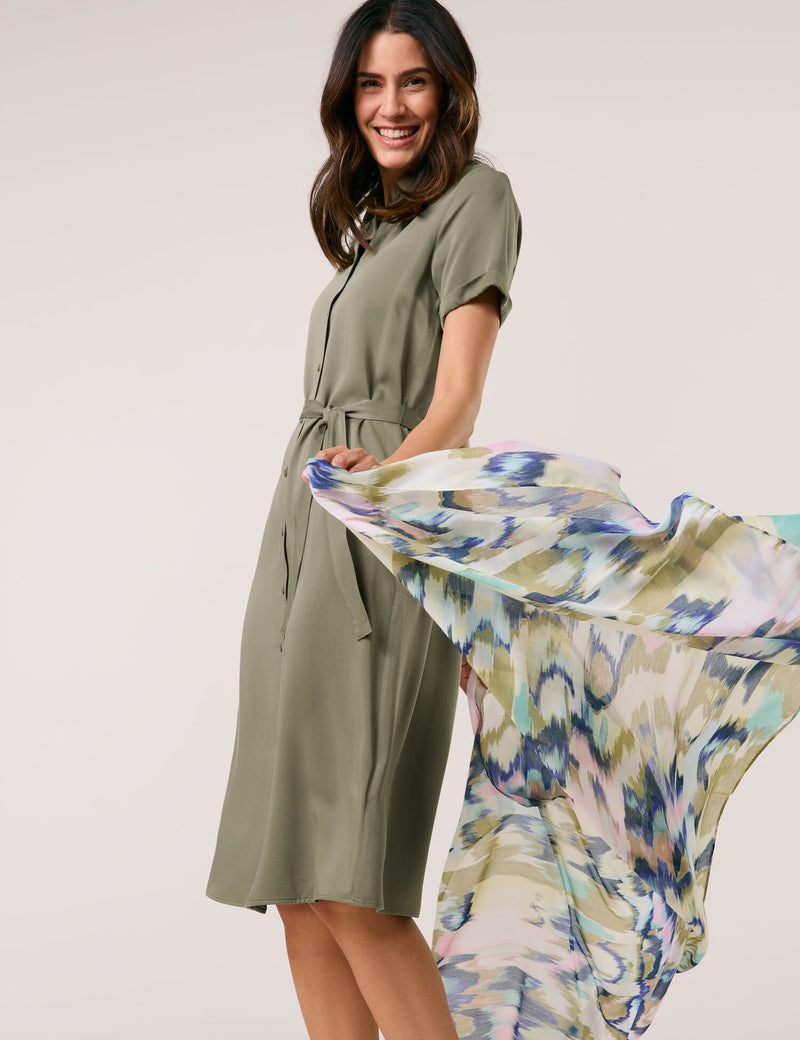 City Safari Dress - Thyme