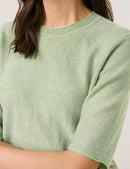 City Safari S/S Plain Jumper - Sage