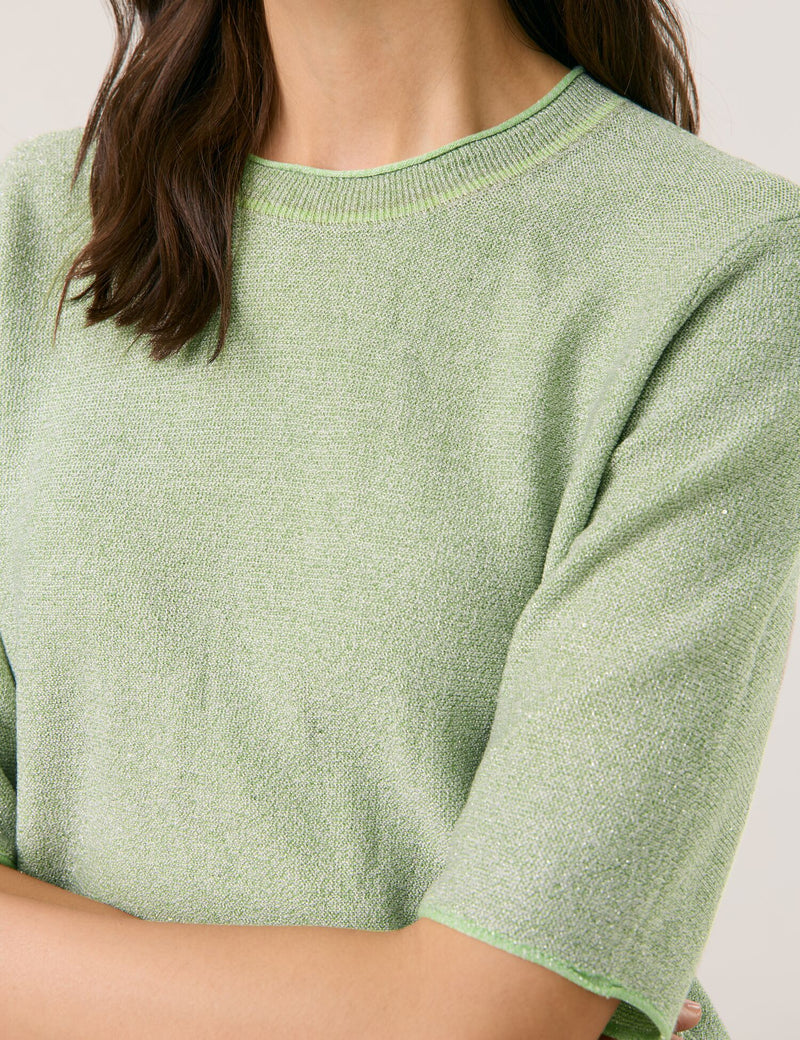 City Safari S/S Plain Jumper - Sage