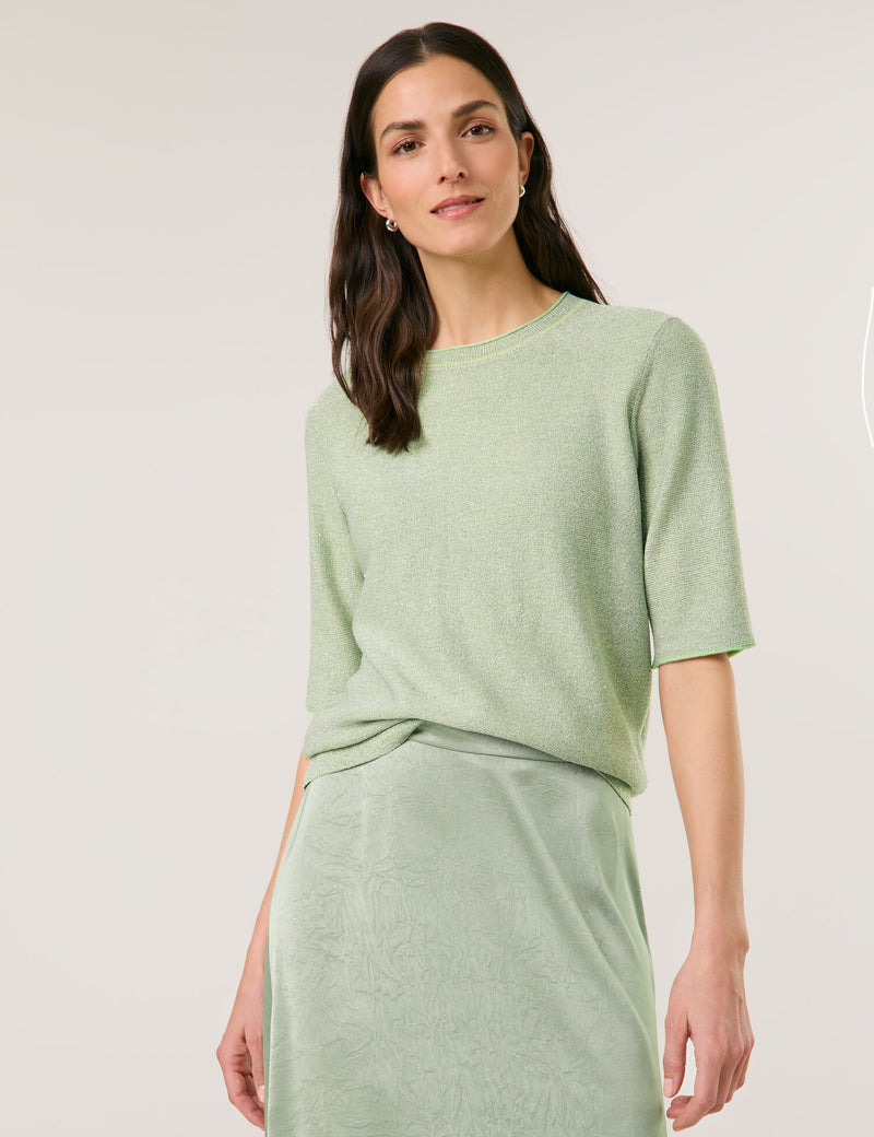 City Safari S/S Plain Jumper - Sage