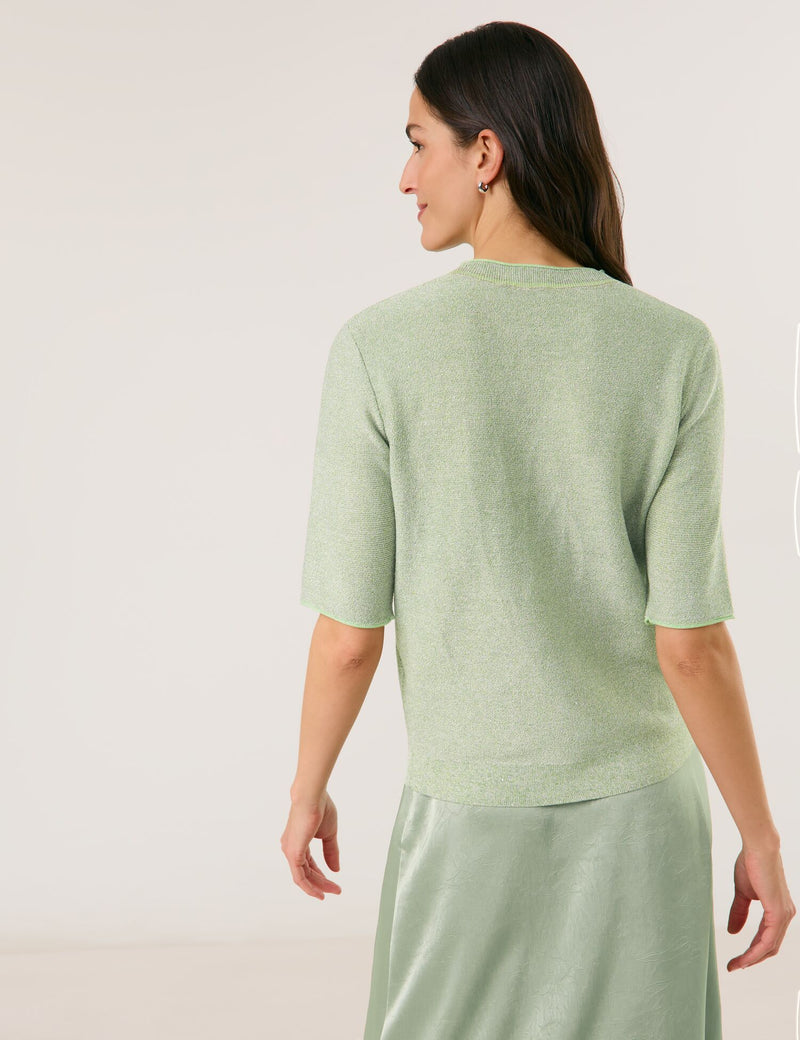 City Safari S/S Plain Jumper - Sage