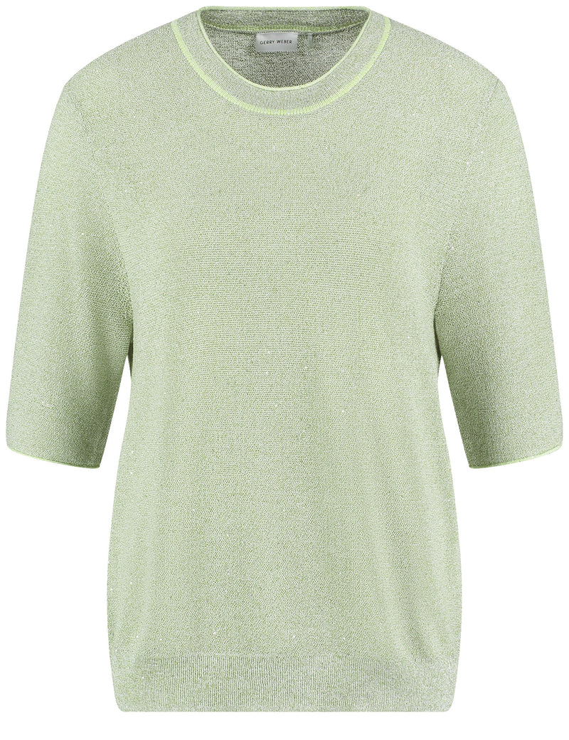 City Safari S/S Plain Jumper - Sage