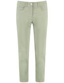 Timeless Cool Cropped Jeans - Sage