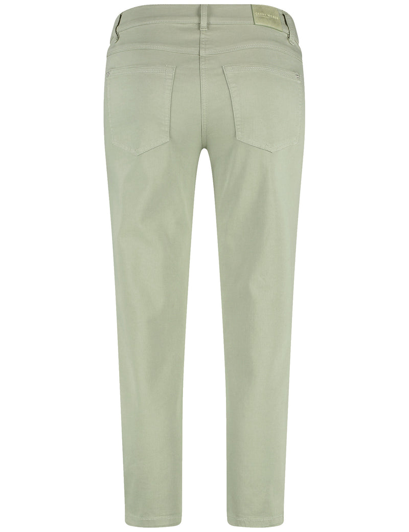 Timeless Cool Cropped Jeans - Sage