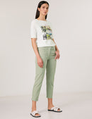 Timeless Cool Cropped Jeans - Sage