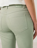 Timeless Cool Cropped Jeans - Sage