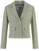 City Safari Blazer - Mint/pine