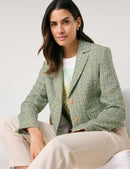 City Safari Blazer - Mint/pine