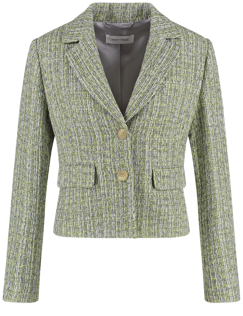 City Safari Blazer - Mint/pine