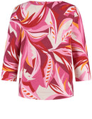 Colour Explosion T-Shirt - Red/pink/sunrise Leaf