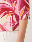 Colour Explosion T-Shirt - Red/pink/sunrise Leaf