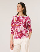 Colour Explosion T-Shirt - Red/pink/sunrise Leaf