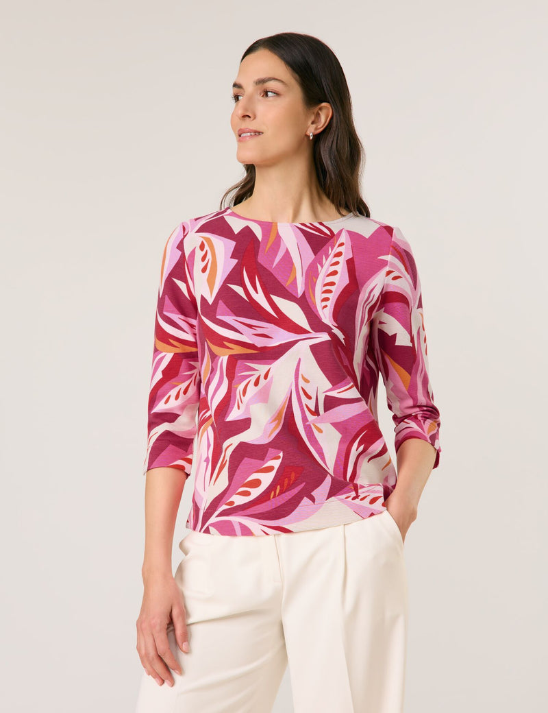 Colour Explosion T-Shirt - Red/pink/sunrise Leaf