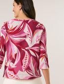 Colour Explosion T-Shirt - Red/pink/sunrise Leaf