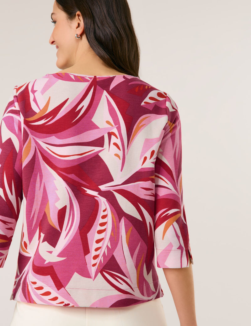 Colour Explosion T-Shirt - Red/pink/sunrise Leaf