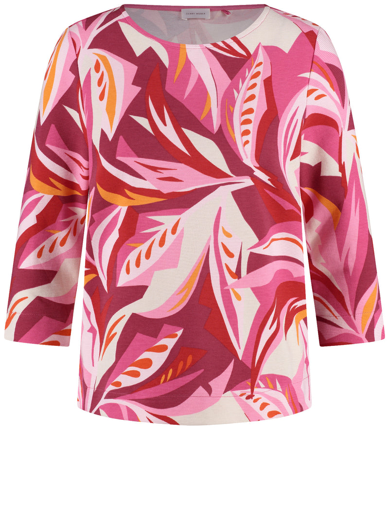 Colour Explosion T-Shirt - Red/pink/sunrise Leaf